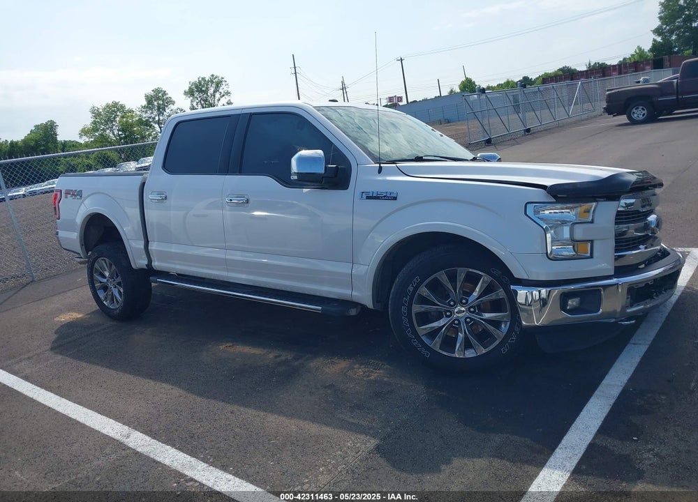 2016 FORD F-150 LARIAT VIN: 1FTEW1EF6GKF01870