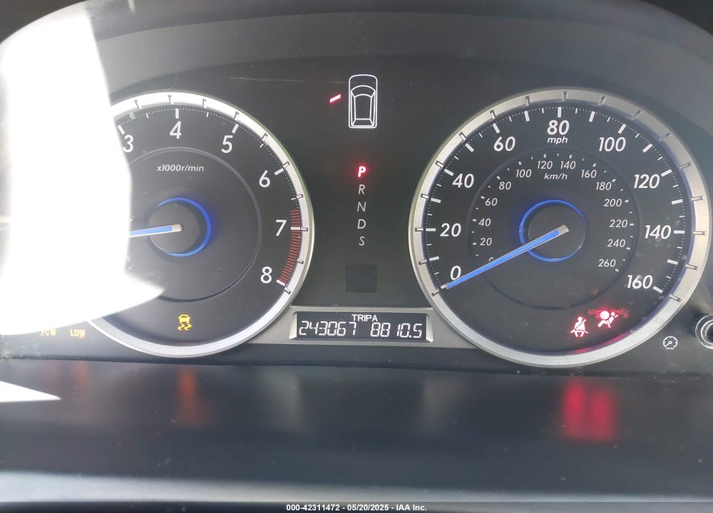 2013 HONDA CROSSTOUR EX-L V6 VIN: 5J6TF1H56DL002397