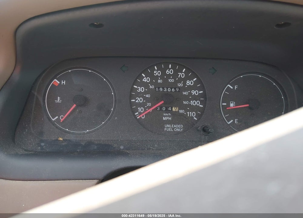 1996 TOYOTA COROLLA DX VIN: 1NXBB02E1TZ459185