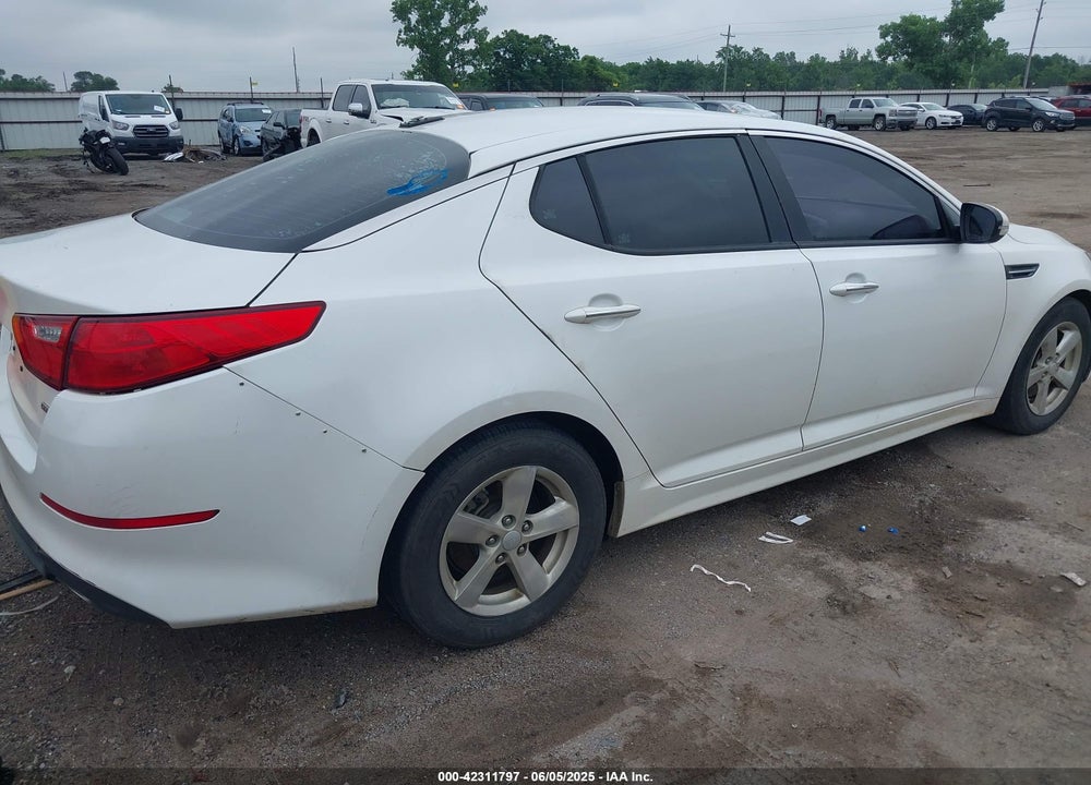 2015 KIA OPTIMA VIN: KNAGM4A7XF5645396