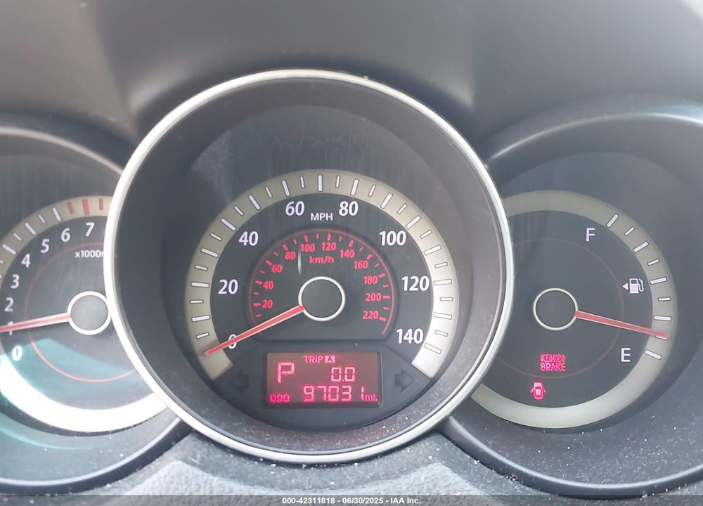 2011 KIA FORTE EX VIN: KNAFU5A20B5406584