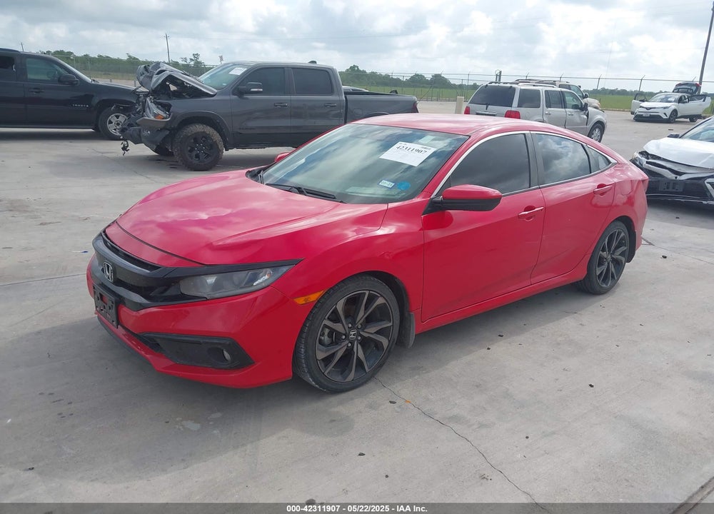 2021 HONDA CIVIC SPORT VIN: 2HGFC2F87MH539535