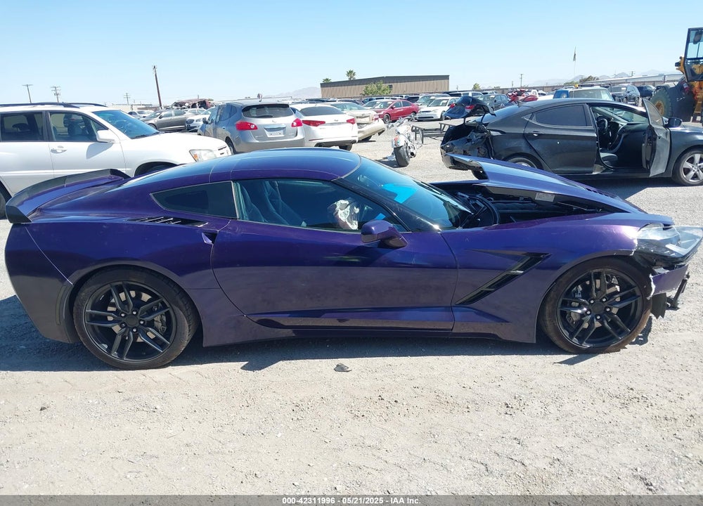 2017 CHEVROLET CORVETTE STINGRAY VIN: 1G1YB2D79H5123853