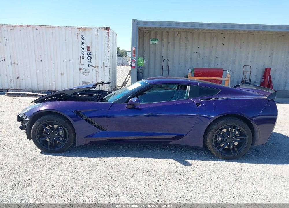 2017 CHEVROLET CORVETTE STINGRAY VIN: 1G1YB2D79H5123853