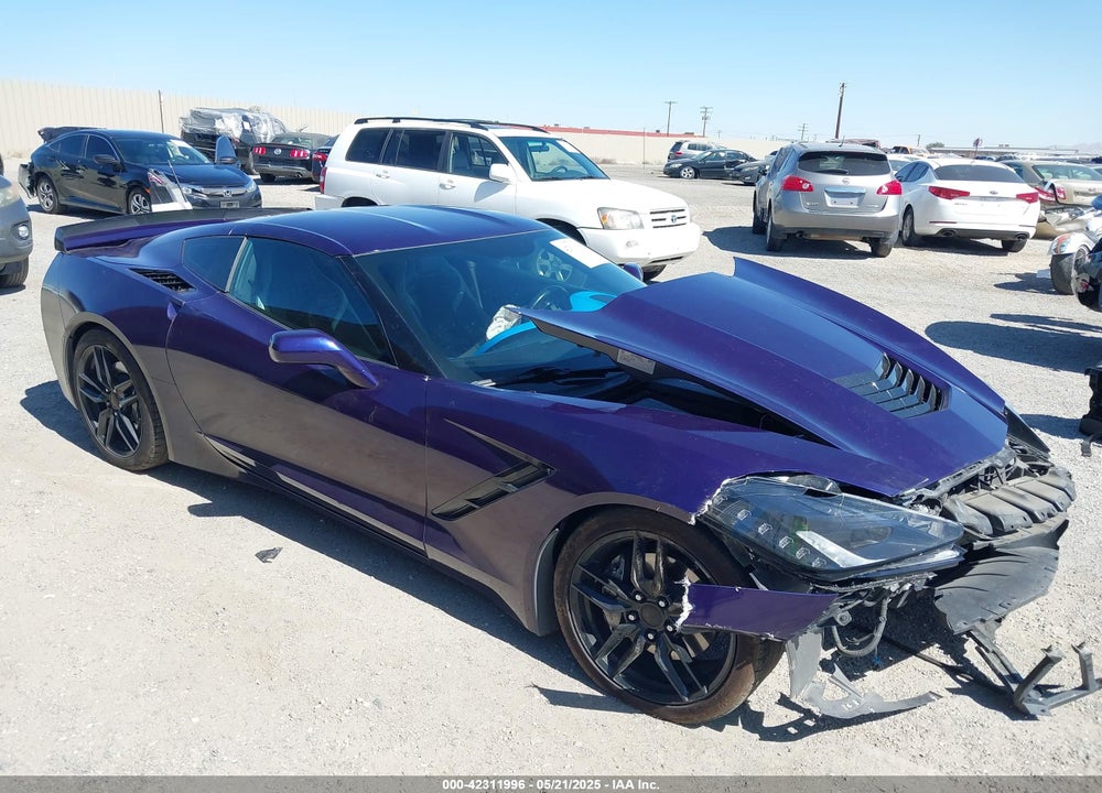 2017 CHEVROLET CORVETTE STINGRAY VIN: 1G1YB2D79H5123853