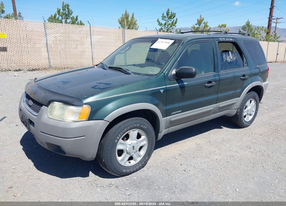 2001 FORD ESCAPE XLT VIN: 1FMYU04161KC37345