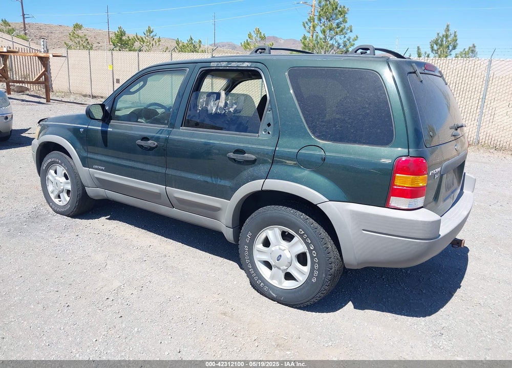 2001 FORD ESCAPE XLT VIN: 1FMYU04161KC37345