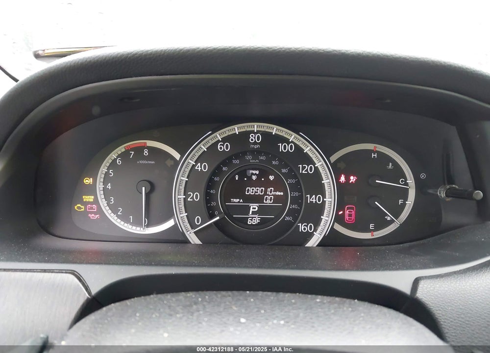 2014 HONDA ACCORD VIN: 1HGCR2F73EA289705