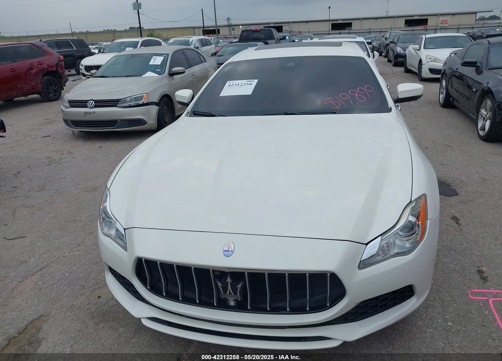 2017 MASERATI QUATTROPORTE S GRANLUSSO VIN: ZAM56RPL5H1216548
