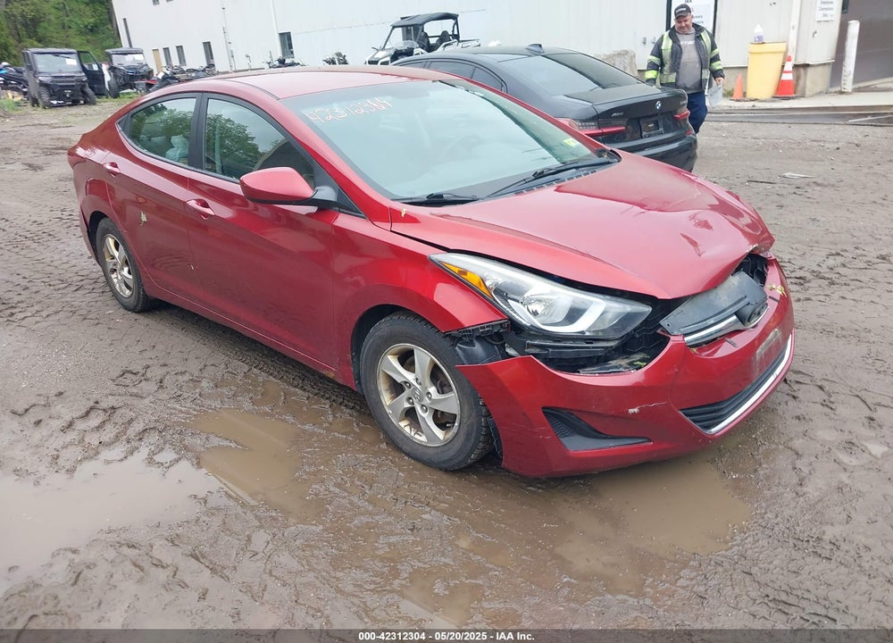 2014 HYUNDAI ELANTRA VIN: 5NPDH4AE2EH534848
