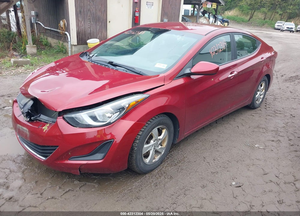 2014 HYUNDAI ELANTRA VIN: 5NPDH4AE2EH534848