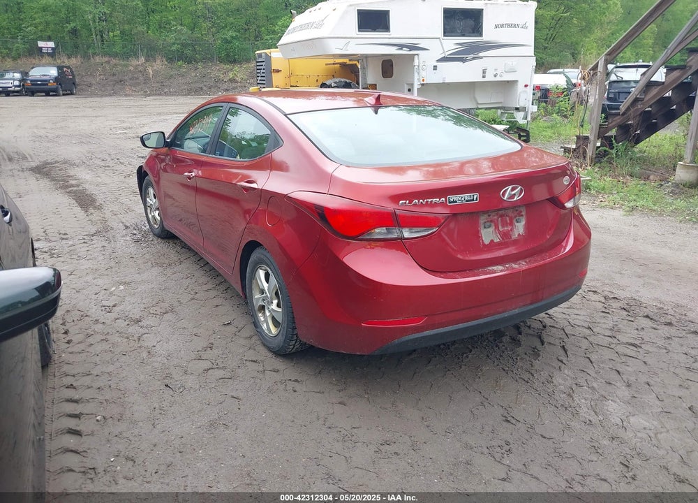 2014 HYUNDAI ELANTRA VIN: 5NPDH4AE2EH534848