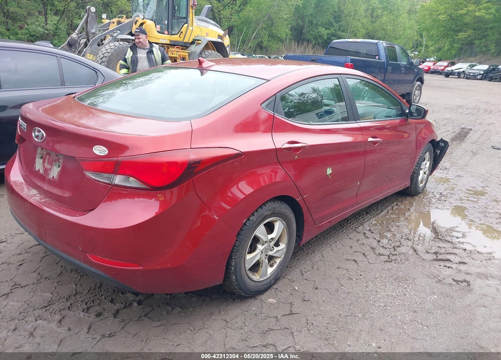 2014 HYUNDAI ELANTRA VIN: 5NPDH4AE2EH534848