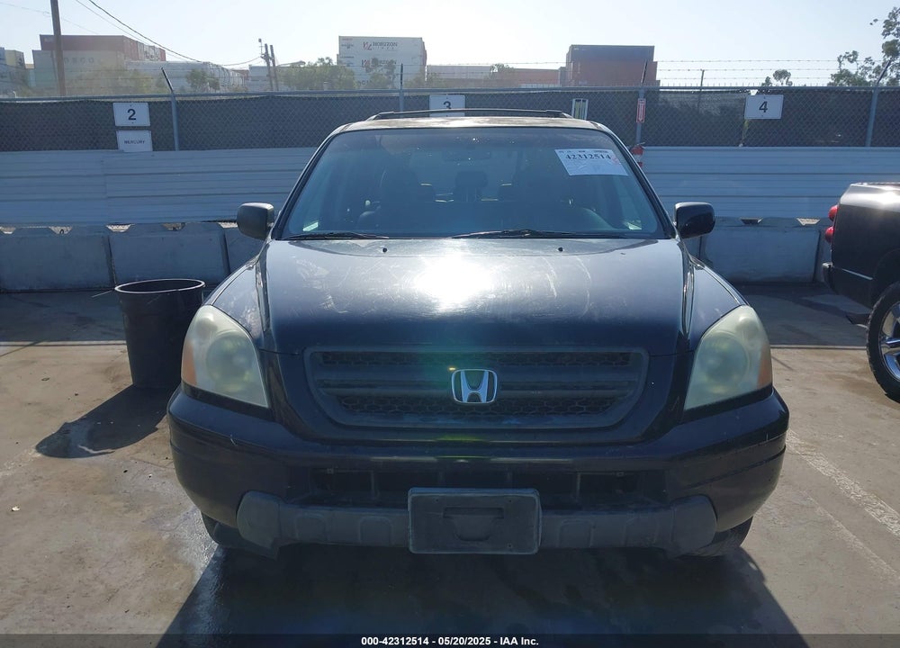 2005 HONDA PILOT EX-L VIN: 2HKYF18575H529608
