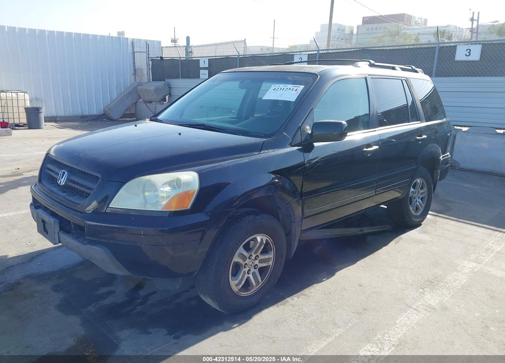 2005 HONDA PILOT EX-L VIN: 2HKYF18575H529608