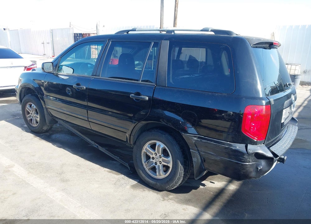 2005 HONDA PILOT EX-L VIN: 2HKYF18575H529608