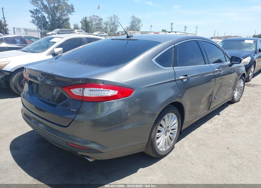 2016 FORD FUSION ENERGI SE LUXURY VIN: 3FA6P0PU8GR188085