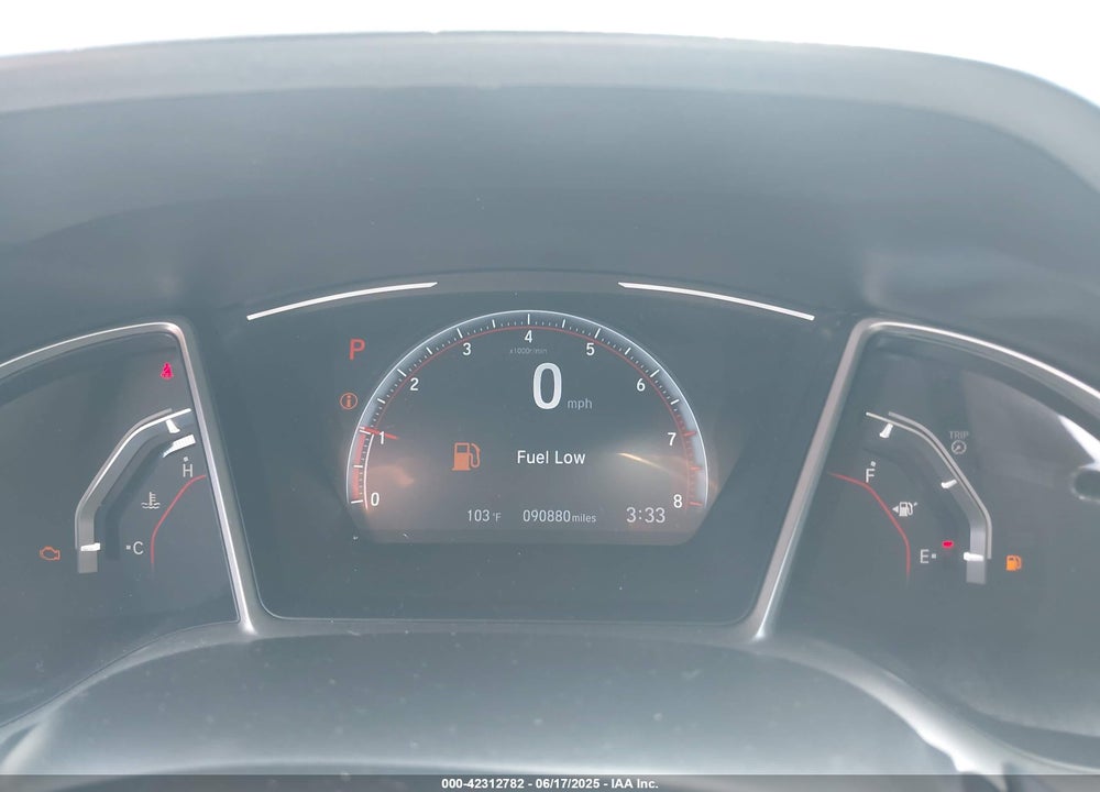 2019 HONDA CIVIC VIN: 2HGFC2F8XKH579802