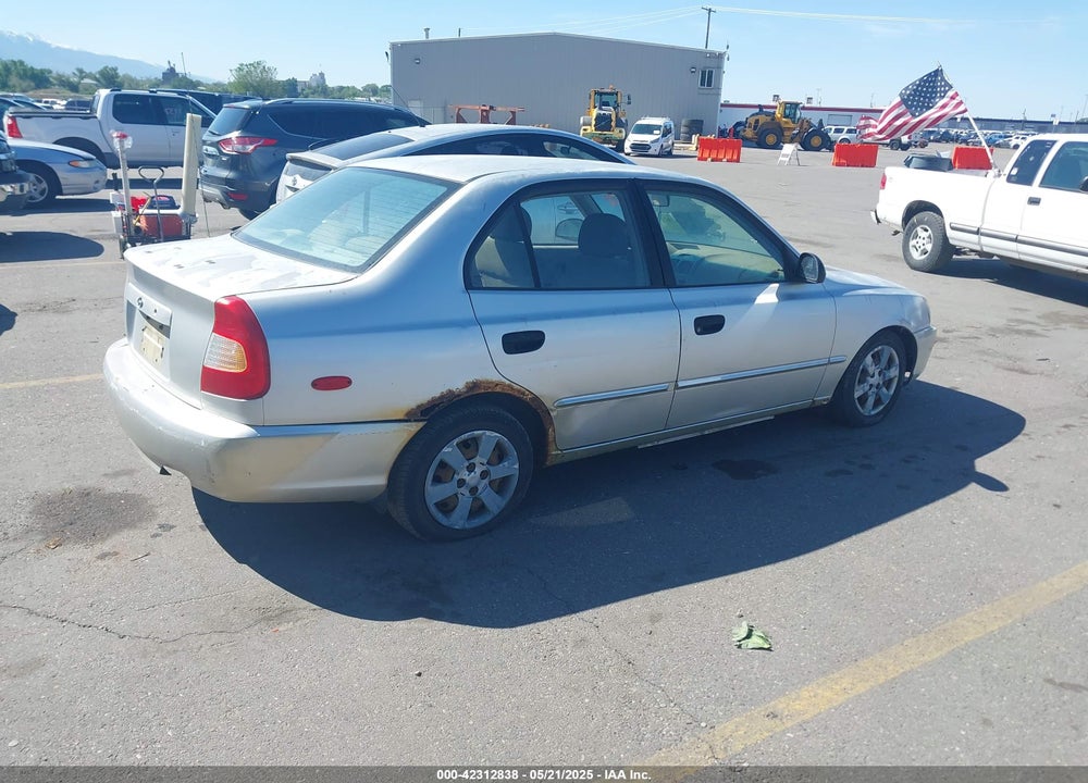 2002 HYUNDAI ACCENT VIN: KMHCG45C62U336245