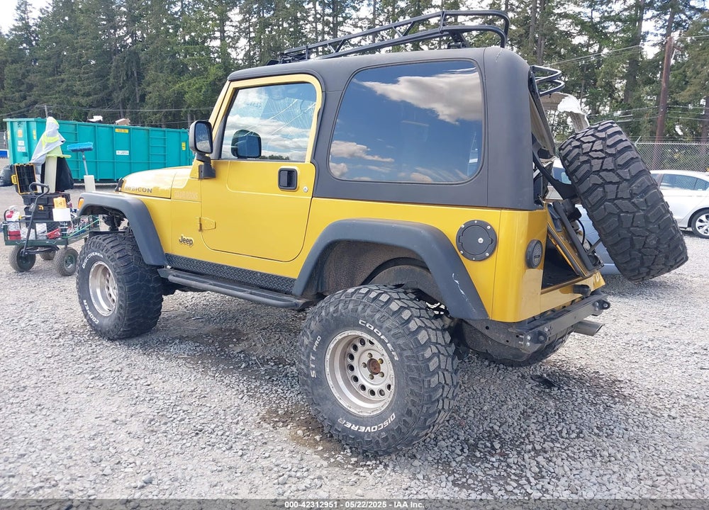 2003 JEEP WRANGLER RUBICON VIN: 1J4FA69S93P302102