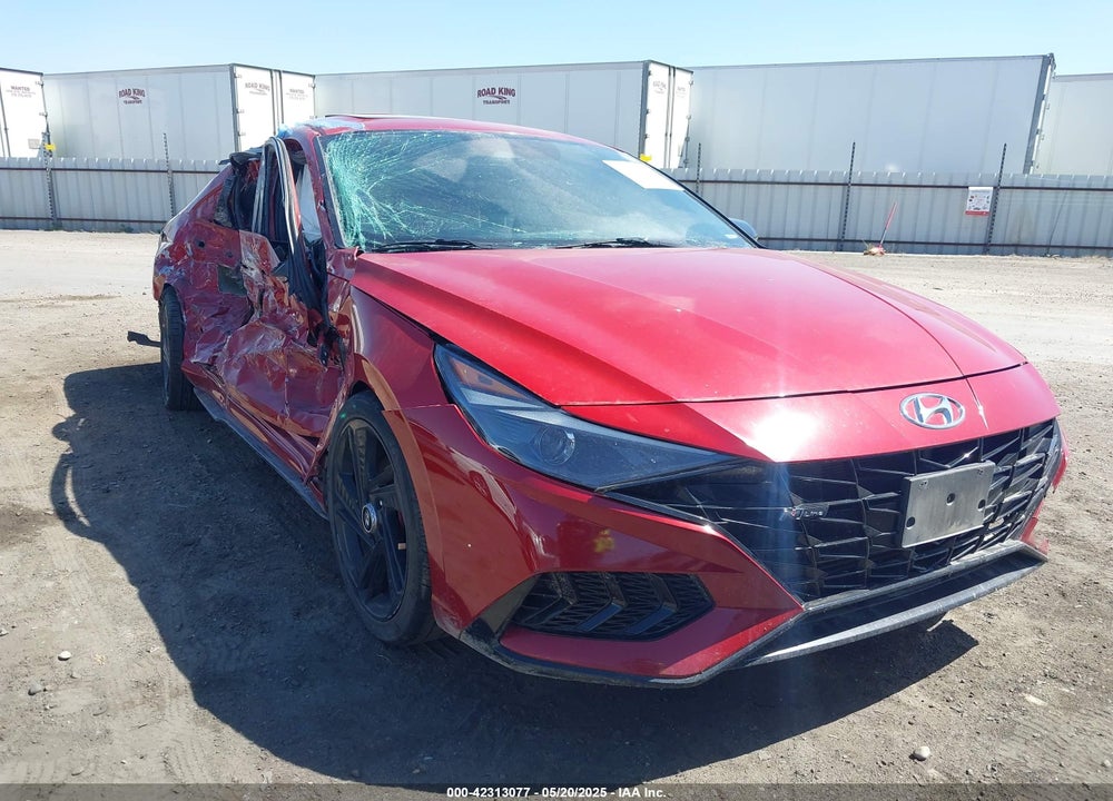 2021 HYUNDAI ELANTRA N LINE VIN: KMHLR4AF7MU147407