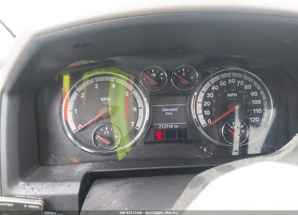 2009 DODGE RAM 1500 VIN: 1D3HB13T99S760512