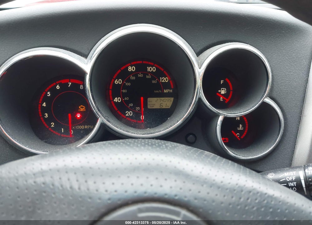 2004 PONTIAC VIBE VIN: 5Y2SL62854Z404242