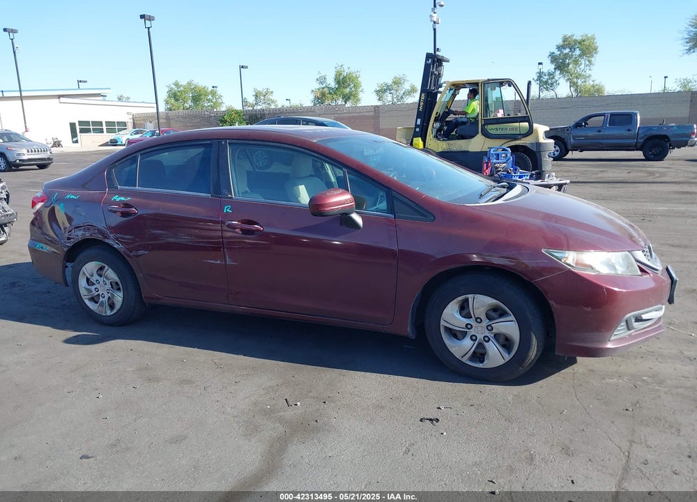 2014 HONDA CIVIC LX VIN: 19XFB2F56EE051746