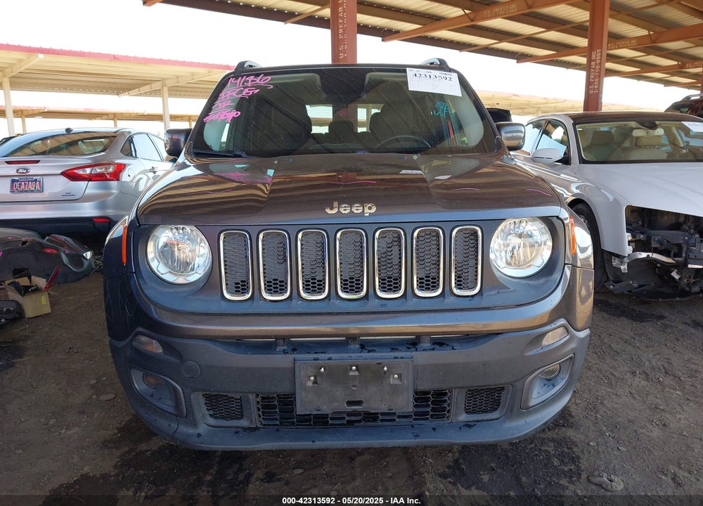 2017 JEEP RENEGADE LATITUDE 4X4 VIN: ZACCJBBB9HPE88147