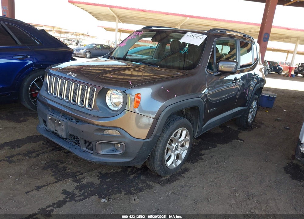 2017 JEEP RENEGADE LATITUDE 4X4 VIN: ZACCJBBB9HPE88147
