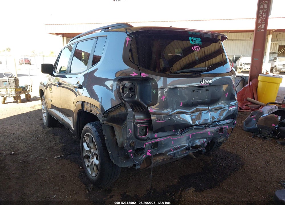 2017 JEEP RENEGADE LATITUDE 4X4 VIN: ZACCJBBB9HPE88147