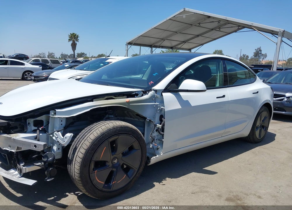 2022 TESLA MODEL 3 REAR-WHEEL DRIVE VIN: 5YJ3E1EA6NF376605