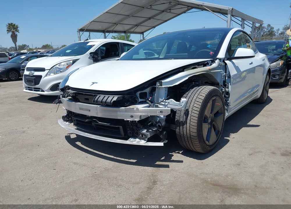 2022 TESLA MODEL 3 REAR-WHEEL DRIVE VIN: 5YJ3E1EA6NF376605