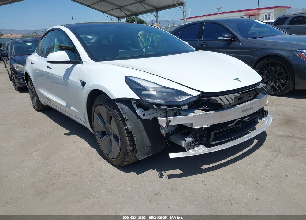 2022 TESLA MODEL 3 REAR-WHEEL DRIVE VIN: 5YJ3E1EA6NF376605