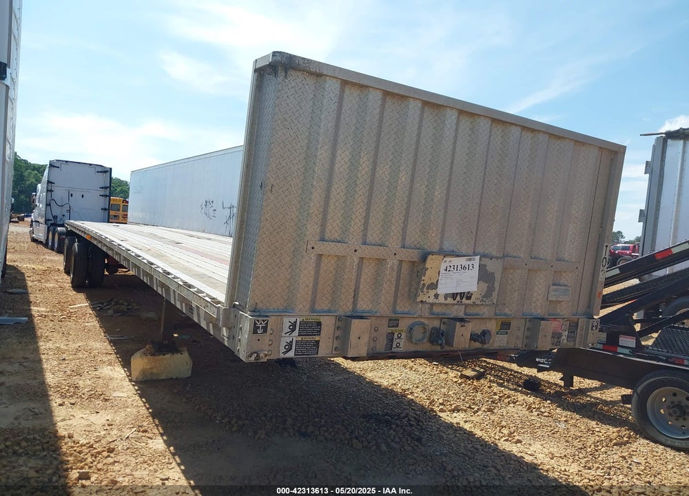 2001 WILSON TRAILER CO FLATBED SEMI TRAILER VIN: 4WWBHA6B01N605817
