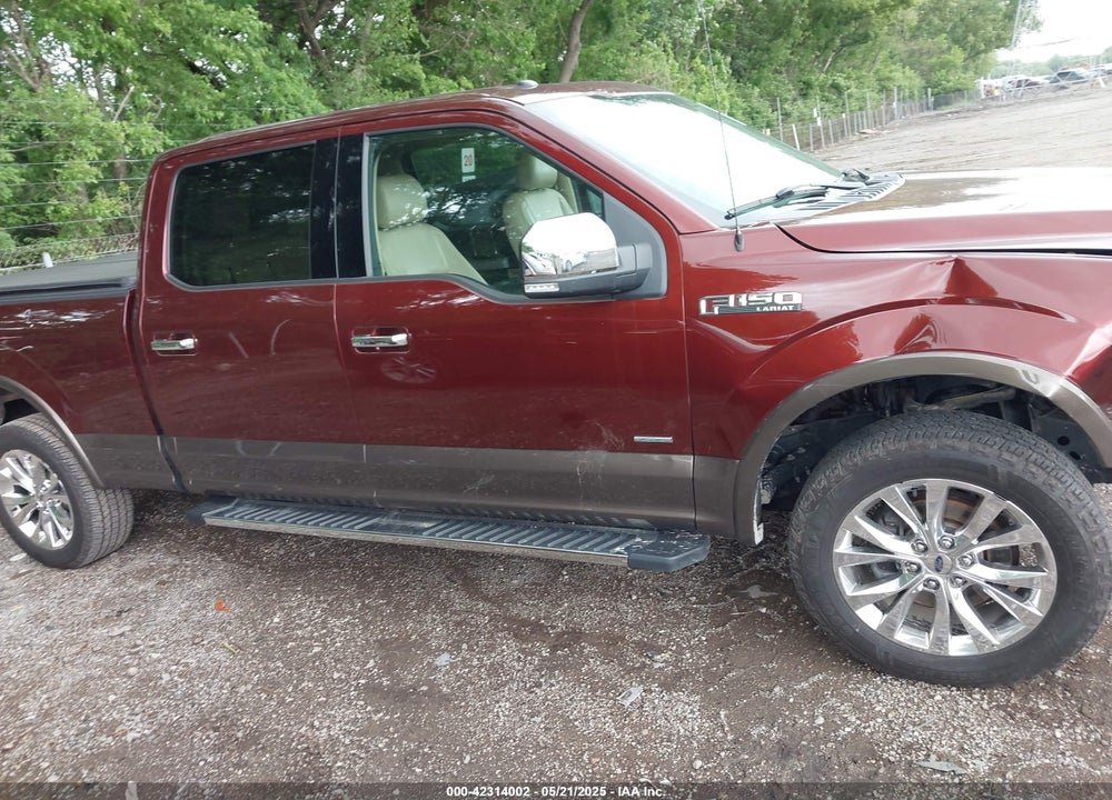 2015 FORD F-150 LARIAT VIN: 1FTFW1EG4FFA14820