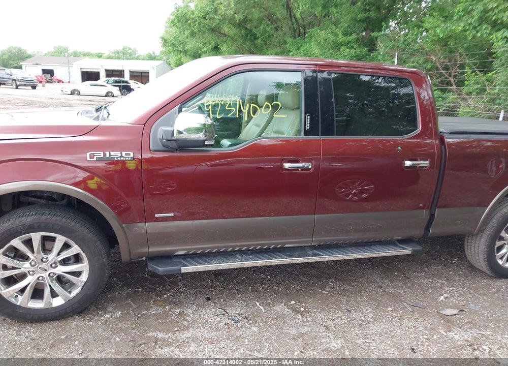2015 FORD F-150 LARIAT VIN: 1FTFW1EG4FFA14820
