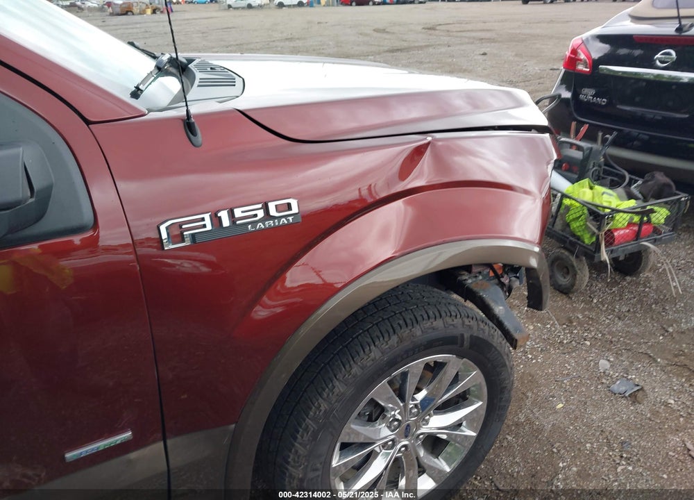 2015 FORD F-150 LARIAT VIN: 1FTFW1EG4FFA14820