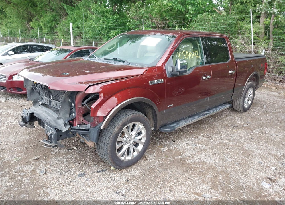 2015 FORD F-150 LARIAT VIN: 1FTFW1EG4FFA14820