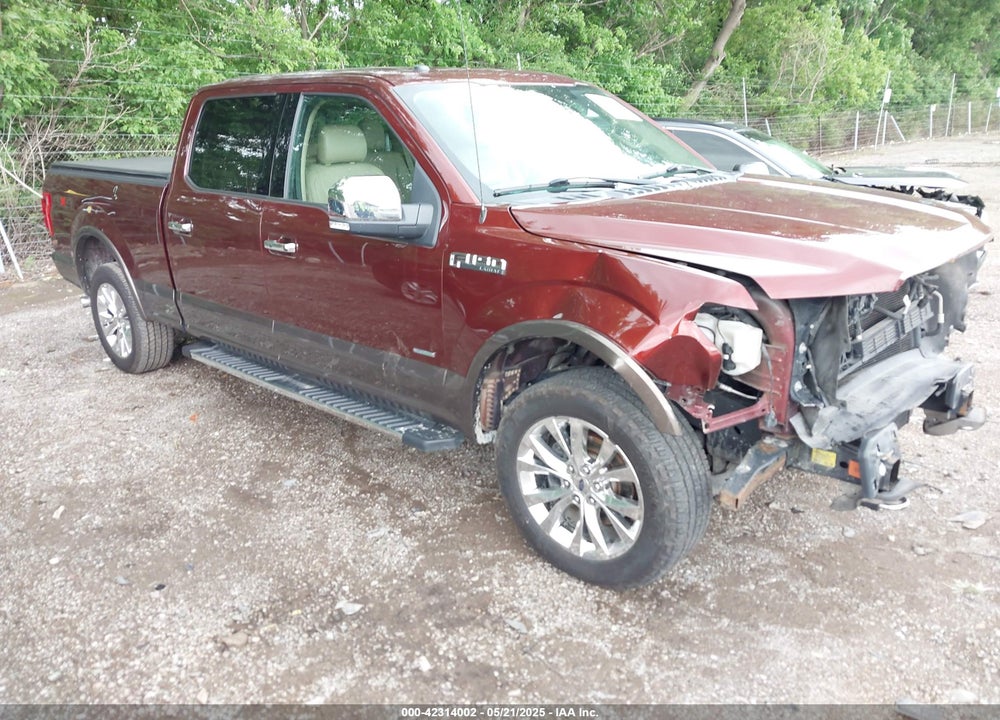 2015 FORD F-150 LARIAT VIN: 1FTFW1EG4FFA14820