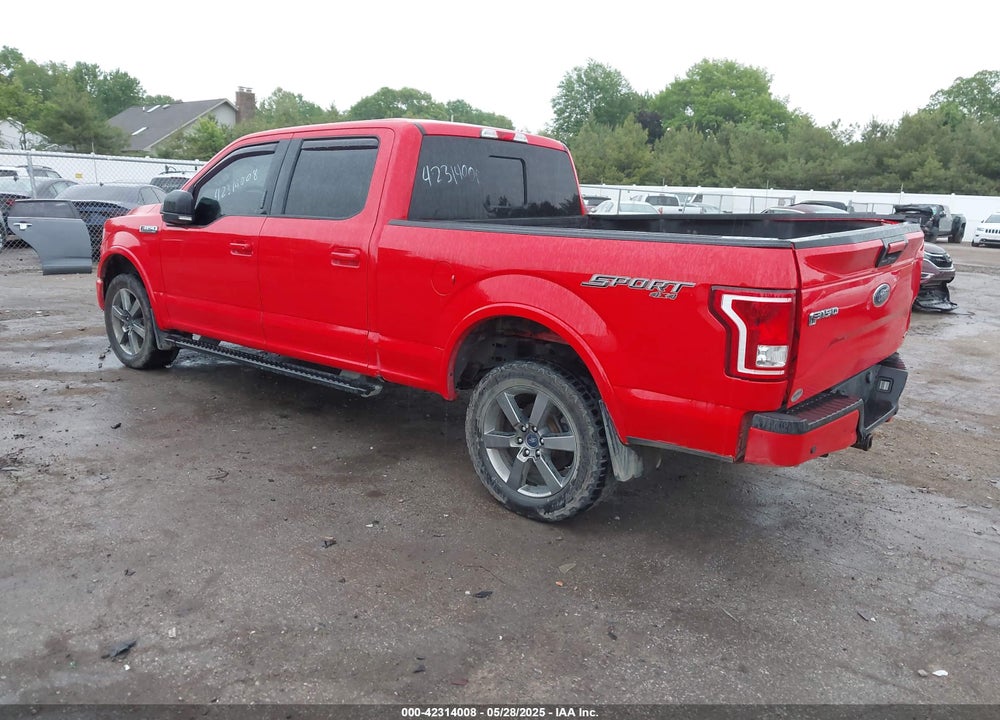 2016 FORD F-150 VIN: 1FTFW1EF5GKE57428