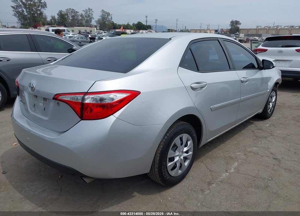 2014 TOYOTA COROLLA L VIN: 5YFBURHE4EP167315