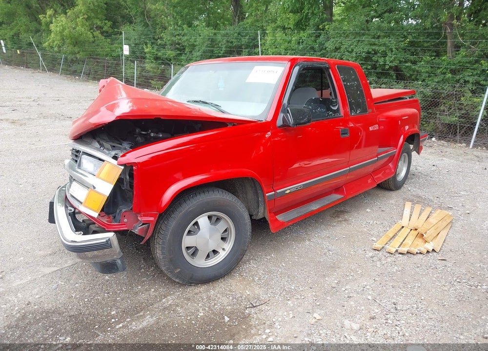 1998 CHEVROLET C1500 FLEETSIDE VIN: 2GCEC19R1W1210592