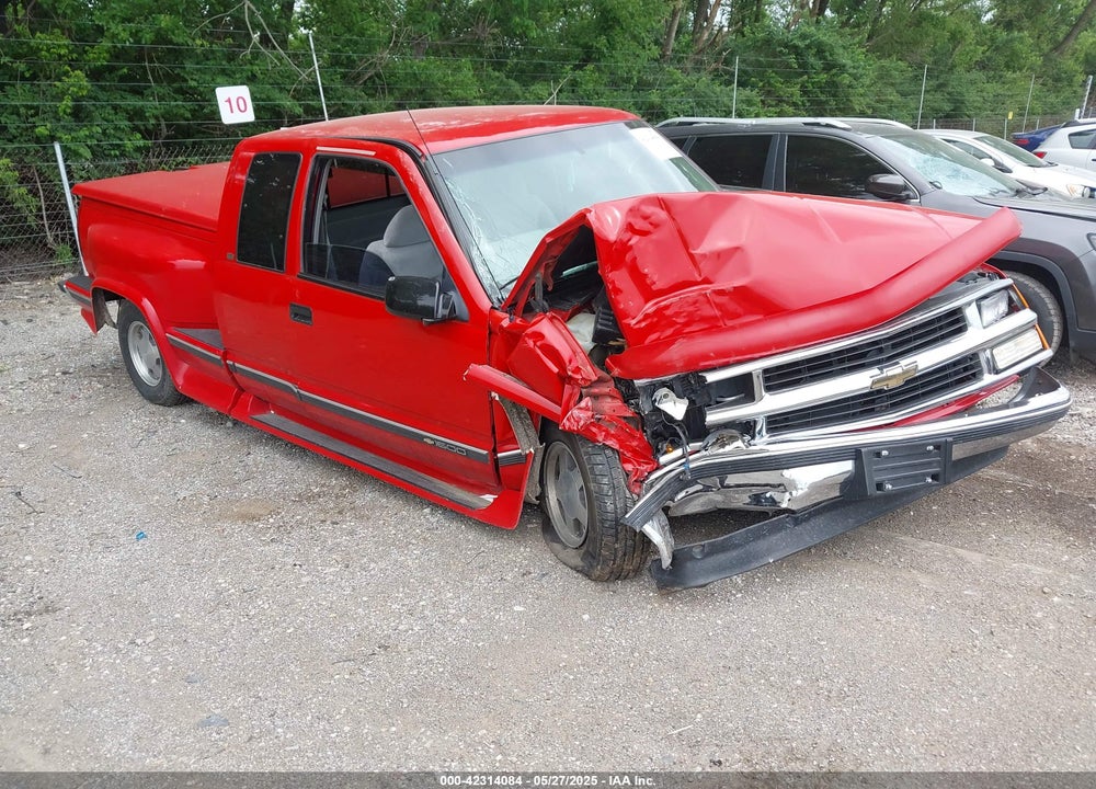 1998 CHEVROLET C1500 FLEETSIDE VIN: 2GCEC19R1W1210592