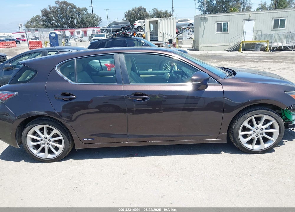 2012 LEXUS CT 200H PREMIUM VIN: JTHKD5BH3C2111503