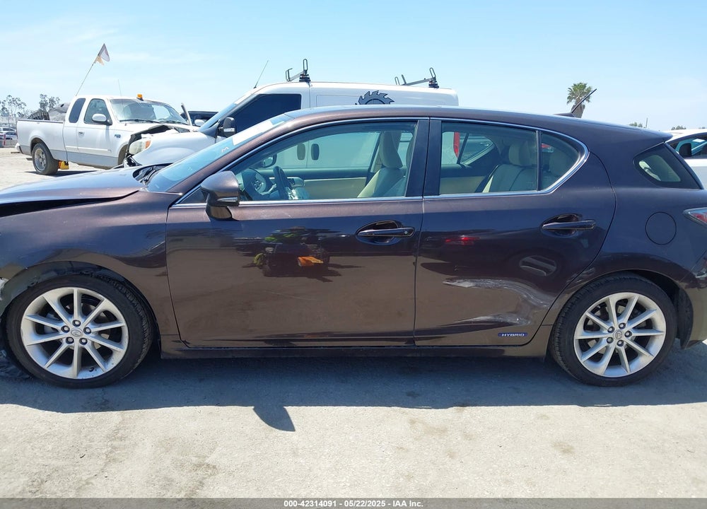 2012 LEXUS CT 200H PREMIUM VIN: JTHKD5BH3C2111503