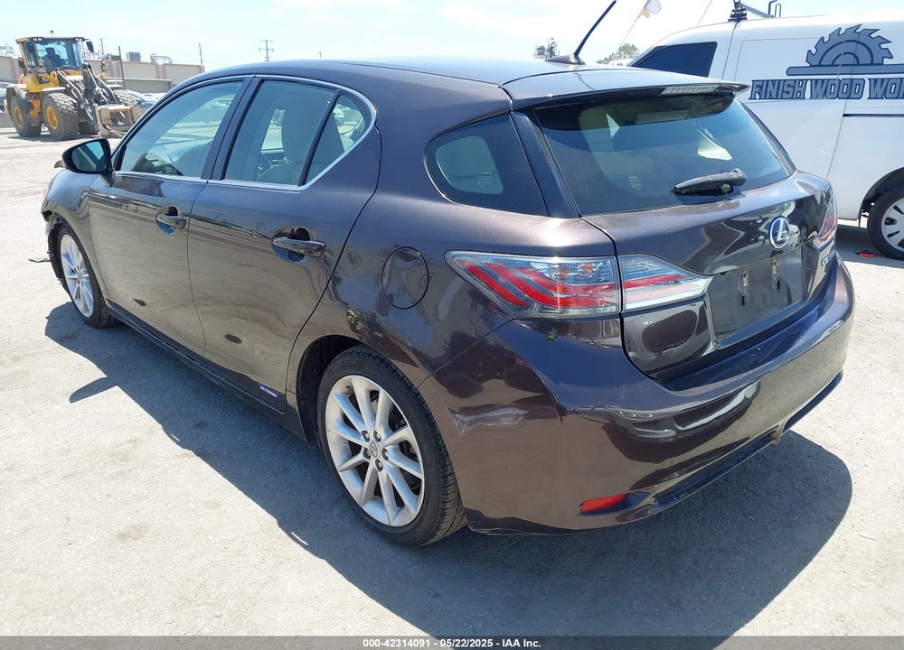 2012 LEXUS CT 200H PREMIUM VIN: JTHKD5BH3C2111503