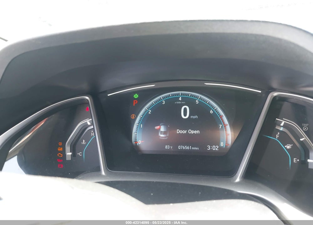 2017 HONDA CIVIC EX-L VIN: 2HGFC1F78HH653647