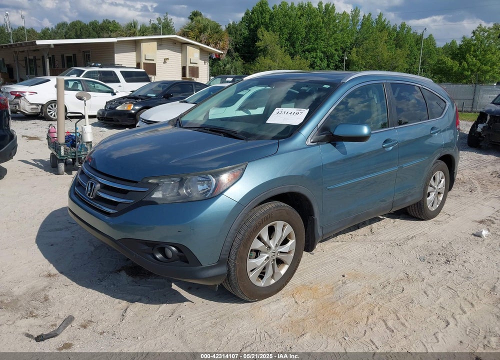 2013 HONDA CR-V EX-L VIN: 5J6RM4H75DL054414