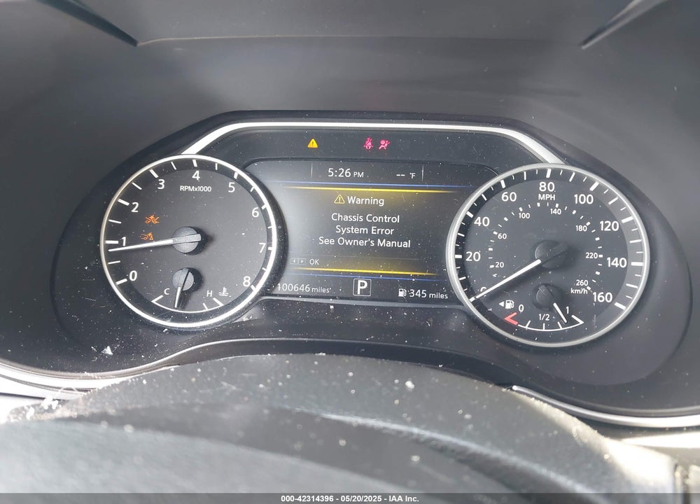 2020 NISSAN MAXIMA SV XTRONIC CVT VIN: 1N4AA6CV7LC373623